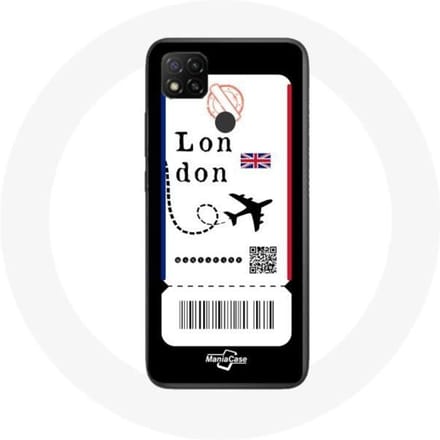 Xiaomi Redmi 9C hoesje Londen vliegticket