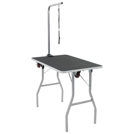 vidaXL - Draagbare - honden - kaptafel - met - wielen