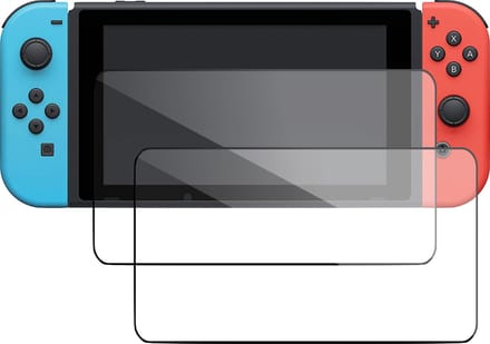 Screenprotector geschikt voor Nintendo Switch - Accessoires Glas Screen Protector - 2 Stuks
