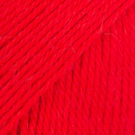 DROPS Flora Uni Colour - 33 felrood - Wol Garen