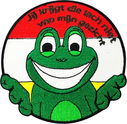Oeteldonk embleem - Lach niet van gezicht