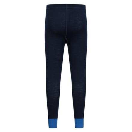 Mountain Warehouse Kinder/Kids II Merino Wol Base Layer Broekje (ZWART/BLAUW)