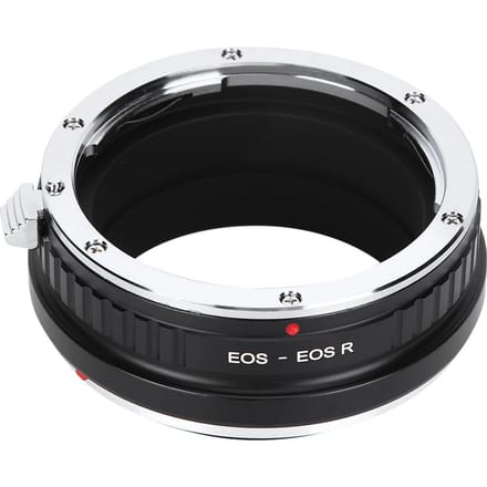 Fikaz Lens Montage Adapter Ring voor Canon EF Mount Lenzen naar voor Canon EOS RRP Camera black