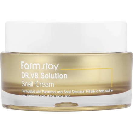 Ferme, Dr. Crème d'escargot V8 Solution, 1,69 fl oz (50 ml)