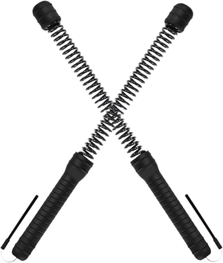 Fitness Touwen Set - Trainingstouwen - Krachttraining Thuis - Antislip Grip - 2 Stuks - Zwart