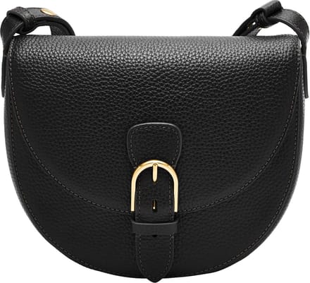 FOSSIL Schoudertas Everleigh Flap Shoulder Bag Black Zwart