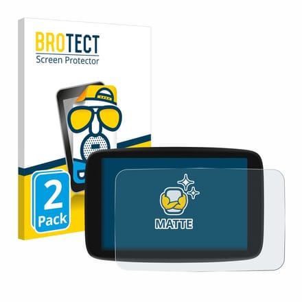 BROTECT - Screenprotector voor TomTom Go Navigator 6 PKW-Navigationsgerät - Folie Beschermfolie matte 2 Stuks
