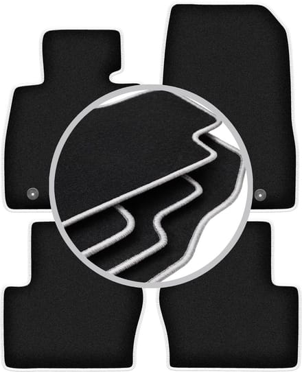 CARLUX-SILVER automatten voor: Mazda 2 IV hatchback (2014-)