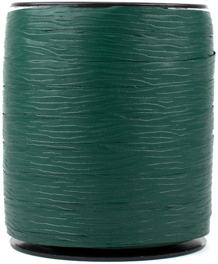 Krullint - 10 mm x 250 m - donkergroen - paperlook