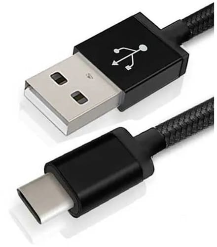 Tecno 24.217 USB-kabel 1 m USB C USB A Zwart