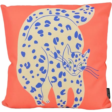 Gek op kussens! Sierkussen red cat | 45 x 45 cm | katoen/linnen