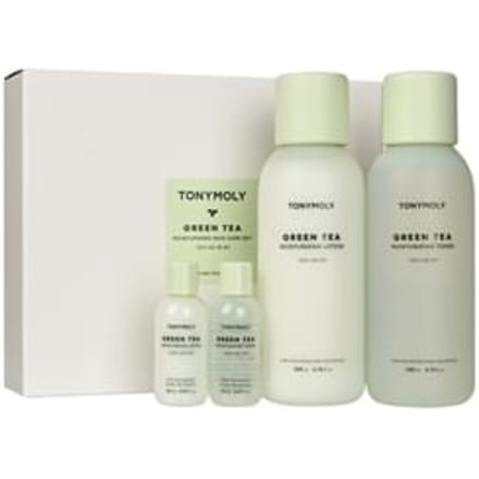 TONYMOLY The Chok Chok Thé Vert Ensemble de Soins de la Peau Tonique Hydratant & Émulsion Ensemble 2 Pièces