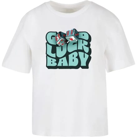 Dames-T-shirt Miss Tee Good Luck Baby