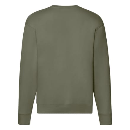 Fruit of the Loom Heren Premium Ingelegd Sweatshirt (Klassieke Olijf)