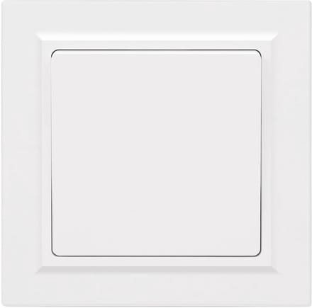 Witte Wandschakelaar met Gladde Afwerking - Enkelvoudige en Dubbelvoudige Flush Switch voor 10 Amp 250V