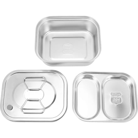 304 Roestvrijstalen Lunchbox met Deksel Lekdicht Grote Capaciteit Geïsoleerde Lunchcontainer voor white