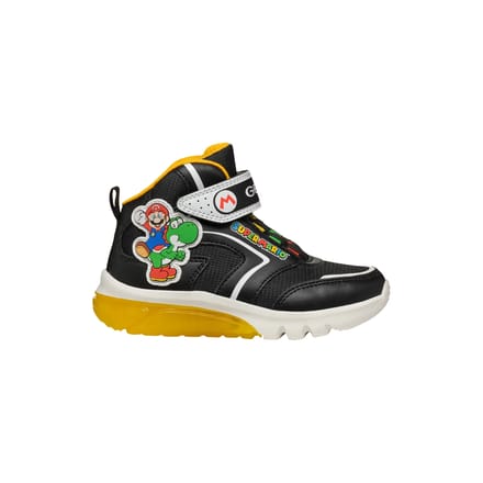 Geox Ciberdron jongens sneakers - Zwart multi - Maat 29