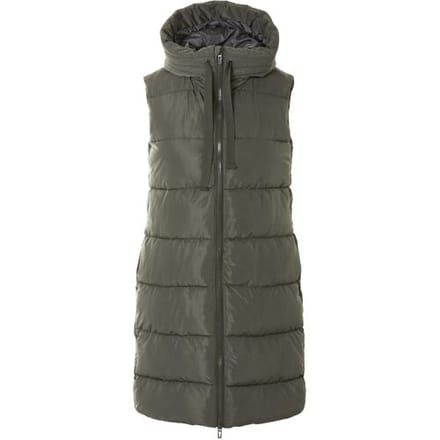 ESMARA Lange dames bodywarmer (Olijfgroen, S (36/38))