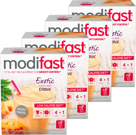 Modifast Intensive | Milkshake Exotic | 4 Stuks | 4 x 440g