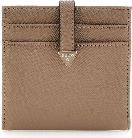 GUESS Kaarthoes Laurel SLG Tab Card Case Dark Taupe