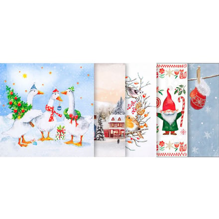 VBS Servetten set "Winter & Kerstmis"
