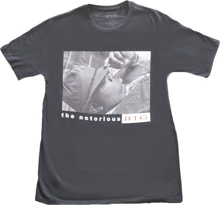 Biggie Smalls - Lay Down Heren T-shirt - S - Zwart