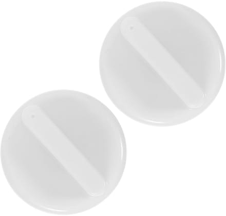 Thermostaatknop Koelkast - Temperatuurregelaar Draaiknop - Voedselconservering - Universeel Ontwerp - 2.5 cm - Wit