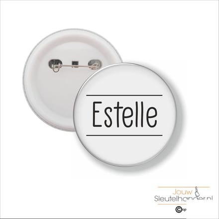 Button Met Speld 58 MM - Estelle