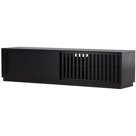 ebuy24 Lugo TV-meubel 2 deuren zwart.
