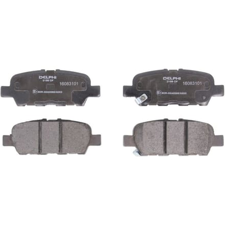 Remblokset DELPHI LP3158, achter