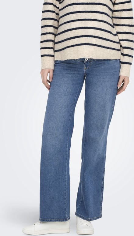 ONLY - OLMSNOW HW WIDE DNM JEANS PIM MBD - Dames - Jeans
