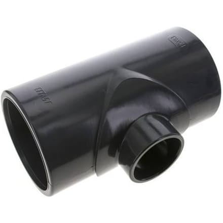 PVC Adapter T-stuk Lijmmof 110 tot 63mm