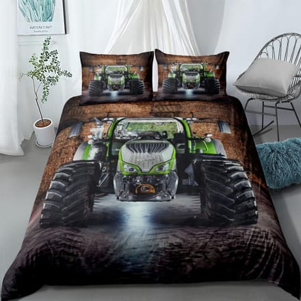 Tractor Dekbedovertrek Set King Queen Double Full Twin Single Maat Jongens Beddengoed Set 180x210cm