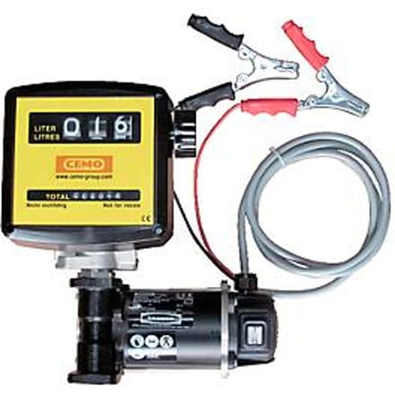Elektrische pomp CEMO Cematic 3000/12 K33 AZ, 12V, 40 l/min, zelfaanzuigend, teller, sproeier, 4 m vulslang