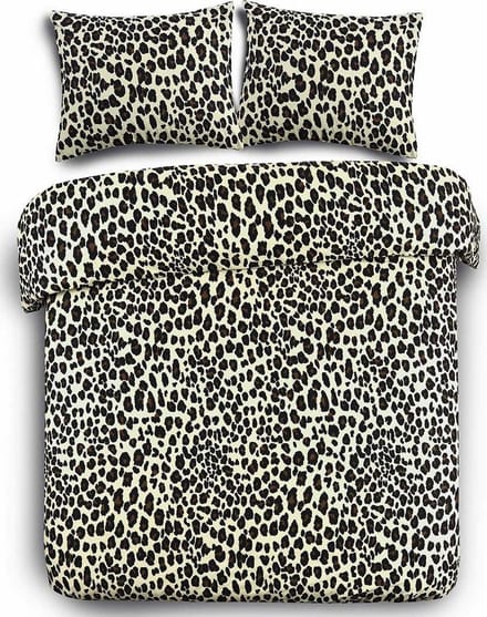 Day Dream Panter - Dekbedovertrek - Eenpersoons - 140x200/220 cm - bruin