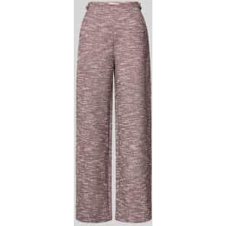 Wide leg broek in bouclélook, model 'KATE'