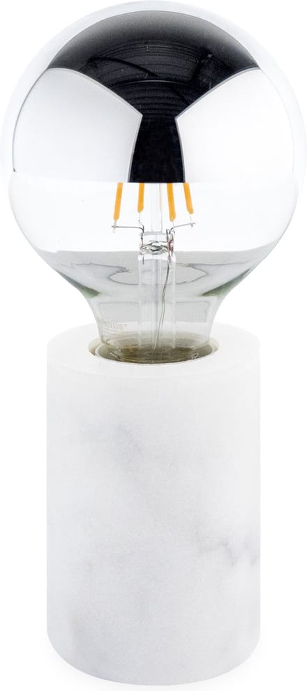 Marmeren Tafellamp - E27 Fitting - Wit