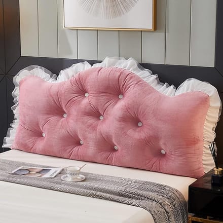 Large Headboard Backrest Cushion Bed Rest Positioning Long Support Pillow For Reading Multifunctional Pillow Very Suitable For Backrest Pillow For Relaxing, Playing, Watching TV