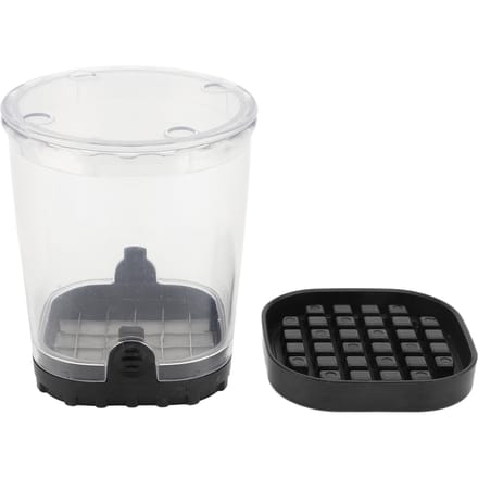 Fruit Hakker Beker ABS Roestvrij Staal Groente Voedsel Snijder Afneembaar Fruit Snijder Keuken Gadget white