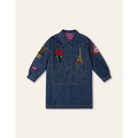 Oilily Deveraux Jurk- maat116/6yr Ultramarine