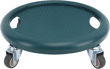 Buikspierwiel - Buiktrainer - Krachtraining thuis - 360 graden draaibaar - Compact ontwerp - Donkergroen