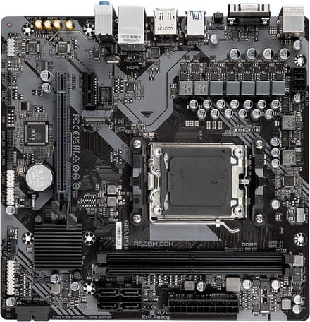 GIGABYTE A620M S2H Moederbord - AMD A620 - AMD AM5 - DDR5 RAM - Micro-ATX