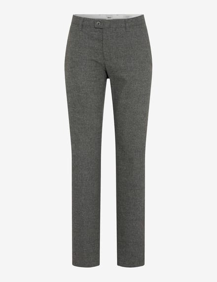 Brax Heren Chino  Style FABIO SILVER, mediumgrijs, maat 33/32