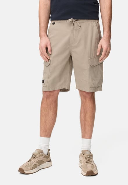 camel active Cargo shorts met trekkoord - Maat menswear-32IN - Beige