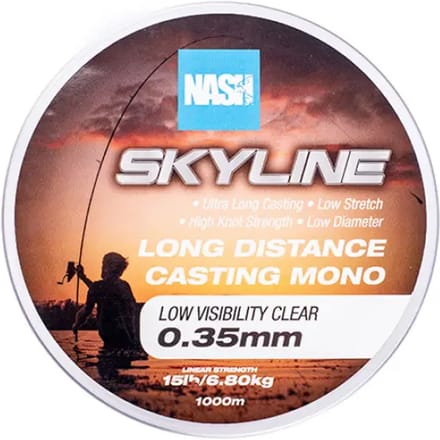 Nash Highline 1000 M Monofilament Transparant 0.260 mm