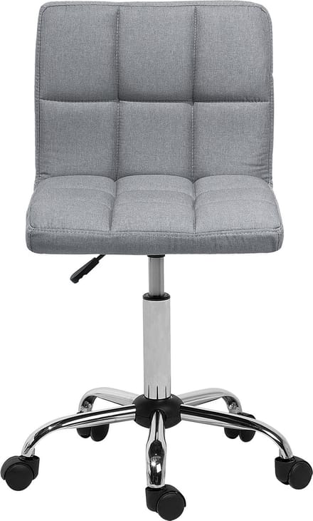 MARION - Bureaustoel - Grijs - Polyester