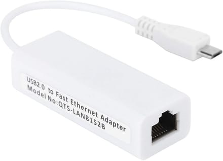 USB 2.0 Micro naar RJ45 Ethernet Adapter voor Zero 1.3/W