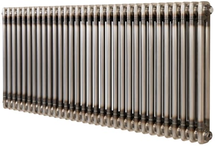 Traditionele radiator - 2-kolom - 600x1460 mm - ruw metaal