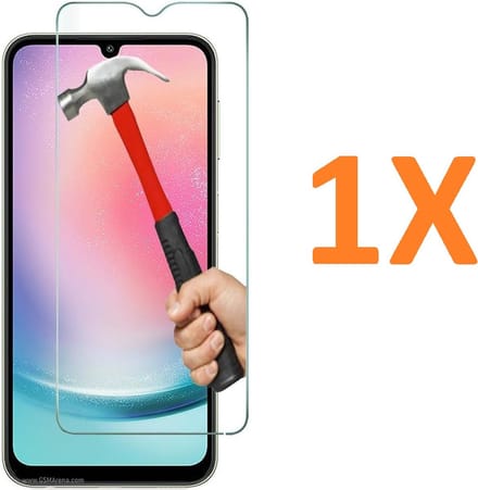 Screenprotector Glas - Tempered Glass Screen Protector Geschikt voor: Samsung Galaxy A14 4G & 5G - 1x