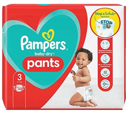 Zachte Luiers voor Baby's - Maat 3 (6-11 kg) - 32 Stuks